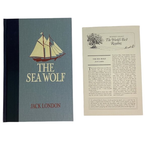 The Sea Wolf By Jack London 1989‎ Readers Digest Edition Hardcover Book - Picture 1 of 7